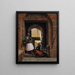 Wachhaus der Arnauten in Kairo - Jean-Léon Gérôme — gerahmtes Bild an der Wand