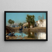 Frauen-Fellahs, die Wasser schöpfen - Jean-Léon Gérôme — gerahmtes Bild an der Wand