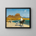 Golf von Aqaba - Jean-Léon Gérôme — gerahmtes Bild an der Wand