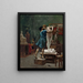 Pygmalion und Galatée (Ölskizze) - Jean - Léon Gérôme — gerahmtes Bild an der Wand