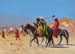 Kavaliere, die die Wüste durchqueren - Jean-Léon Gérôme — Ansicht des Kunstwerks