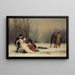 Das Duell nach dem Maskenball - Jean-Léon Gérôme — gerahmtes Bild an der Wand
