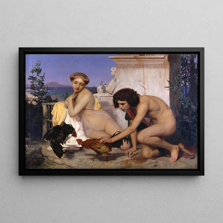 JeanLon Grme - Young Greeks Attending a Cock Fight.webp