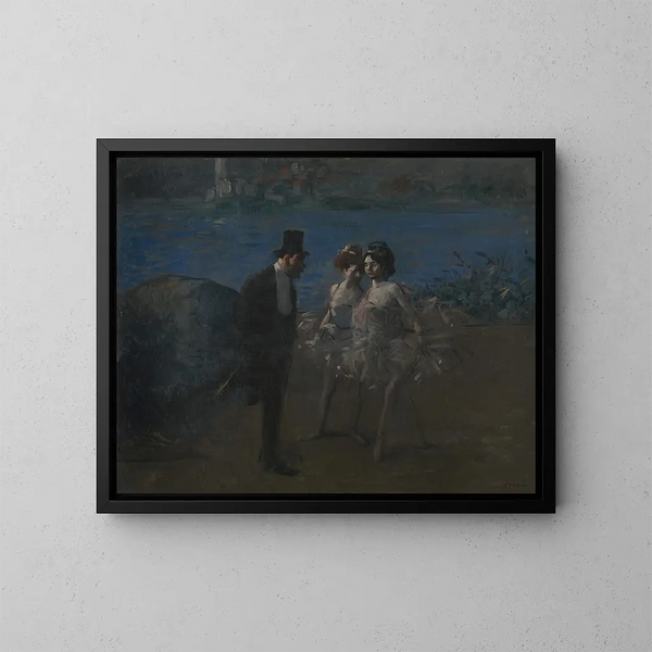 Tänzer - Jean-Louis Forain — gerahmtes Bild an der Wand