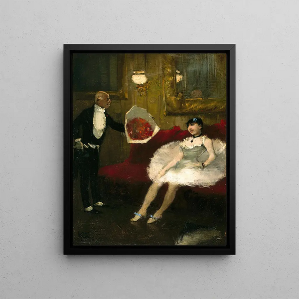 L'Admirateur - Jean-Louis Forain — gerahmtes Bild an der Wand