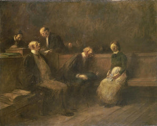 La Pétition - Jean-Louis Forain — Ansicht des Kunstwerks