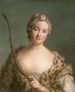 Charlotta Fredrika Sparre 1719-1795 später Gräfin Fersen - Jean-Marc Nattier — Ansicht des Kunstwerks