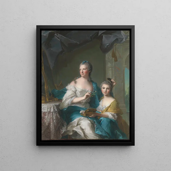 JeanMarc Nattier - Madame Marsollier and Her Daughter.webp