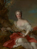 Portrait of Constance-Gabrielle-Magdeleine Bonnier de la Mosson als Diana - Jean-Marc Nattier — Ansicht des Kunstwerks