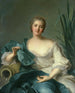 Portrait von Madame Marie-Henriette Berthelot de Pléneuf - Jean-Marc Nattier — Ansicht des Kunstwerks
