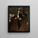 M. Estell, Stoffmusterhändler in der Rue Saint-Honoré - Jean-Marie Hooghstoel — gerahmtes Bild an der Wand