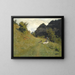 Der Weg der Maloche - Jean-Paul Laurens — gerahmtes Bild an der Wand
