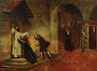 Le Feu - Jean-Paul Laurens — Ansicht des Kunstwerks