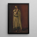 Studie der Merowinger Geschichte von Hilpéric - Jean-Paul Laurens — gerahmtes Bild an der Wand