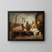Schach spielen - Jean-Raymond-Hippolyte Lazerges — gerahmtes Bild an der Wand