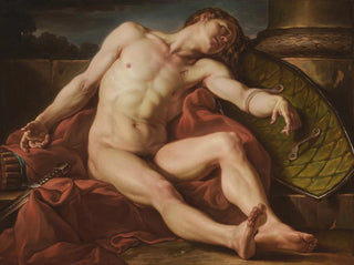 eines sterbenden Gladiators - Jean-Simon Berthélemy — Ansicht des Kunstwerks