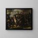 Der Tod des Generals Colbert - Jean-Victor Schnetz — gerahmtes Bild an der Wand