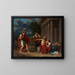 Ödipus in Kolone - Jean Antoine Théodore Giroust — gerahmtes Bild an der Wand