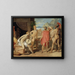 Achille empfängt in seinem Zelt die Gesandten von Agamemnon - Jean-Auguste-Dominique Ingres — gerahmtes Bild an der Wand