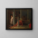 Antiochus und Stratonice - Jean-Auguste-Dominique Ingres — gerahmtes Bild an der Wand