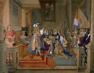 Jean Auguste Dominique Ingres - Le marchal de Berwick recevant la Toison dor.webp