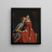 Paolo und Francesca - Jean-Auguste-Dominique Ingres — gerahmtes Bild an der Wand