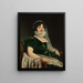 Portrait der Gräfin von Tournon - Jean-Auguste-Dominique Ingres — gerahmtes Bild an der Wand