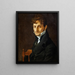 Portrait von Belvèze-Foulon - Jean-Auguste-Dominique Ingres — gerahmtes Bild an der Wand