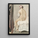 Die Badende - Jean-Auguste-Dominique Ingres — gerahmtes Bild an der Wand