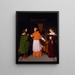 Die Verlobung von Raphael und der Nichte des Kardinals Bibbiena - Jean-Auguste-Dominique Ingres — gerahmtes Bild an der Wand