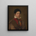 Portrait eines jungen Mannes - Jean Baptiste Joseph Wicar — gerahmtes Bild an der Wand