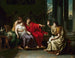 Virgile liest die Aeneis vor Augustus, Octavia und Livie - Jean Baptiste Joseph Wicar — Ansicht des Kunstwerks