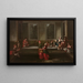 Tanz im Harem - Jean-Baptiste Vanmour — gerahmtes Bild an der Wand