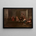Das Bad im Harem - Jean-Baptiste Vanmour — gerahmtes Bild an der Wand