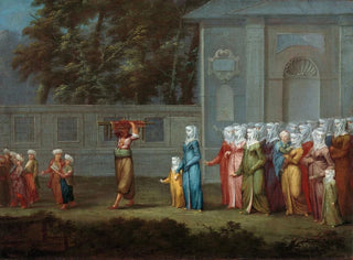 Der erste Schultag - Jean-Baptiste Vanmour — Ansicht des Kunstwerks