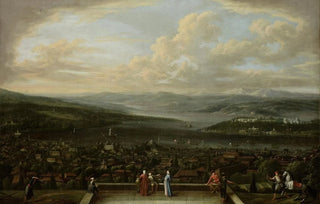Jean Baptiste Vanmour - View of Istanbul from the Dutch Embassy at Pera.webp