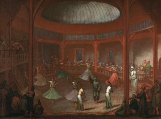 Dervisches drehend - Jean-Baptiste Vanmour — Ansicht des Kunstwerks