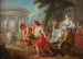 Cléobis und Biton mit Cydippe vor dem Tempel der Hera - Jean Bardin — Ansicht des Kunstwerks