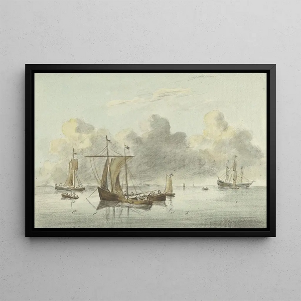 Jean Bernard - Boten in stil water.webp