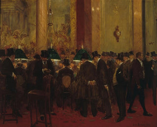 Au cercle - Jean Béraud — Ansicht des Kunstwerks