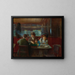 Das Backgammon im Café - Jean Béraud — gerahmtes Bild an der Wand