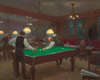 La Partie de billard - Jean Béraud — Ansicht des Kunstwerks