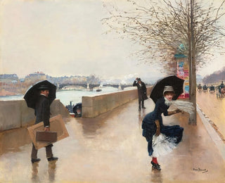 Der Wind - Jean Béraud — Ansicht des Kunstwerks