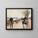 Der Wind - Jean Béraud — gerahmtes Bild an der Wand