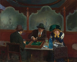 Die Boulespieler - Jean Béraud — Ansicht des Kunstwerks