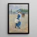 Auf dem Place de la Concorde - Jean Béraud — gerahmtes Bild an der Wand