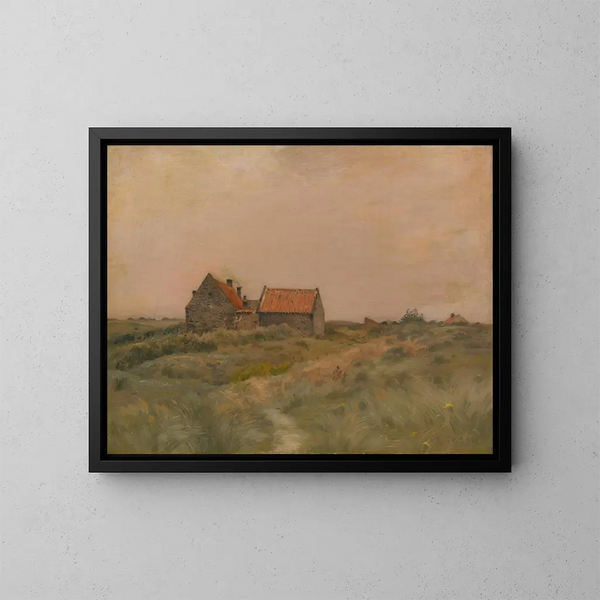 Tag im Oktober - Jean-Charles Cazin — gerahmtes Bild an der Wand