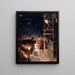 Souvenir de fête à Paris - Jean Charles Cazin — gerahmtes Bild an der Wand