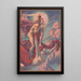 Der siegreiche Genius - Jean Delville — gerahmtes Bild an der Wand