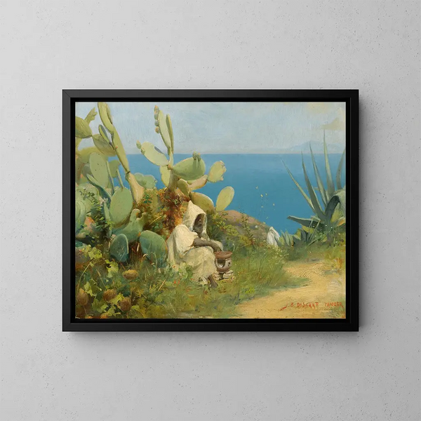 Tanger - Jean Discart — gerahmtes Bild an der Wand